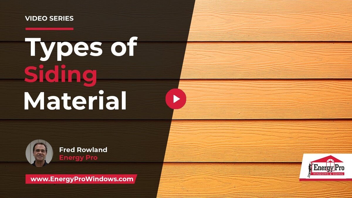 different styles of siding material