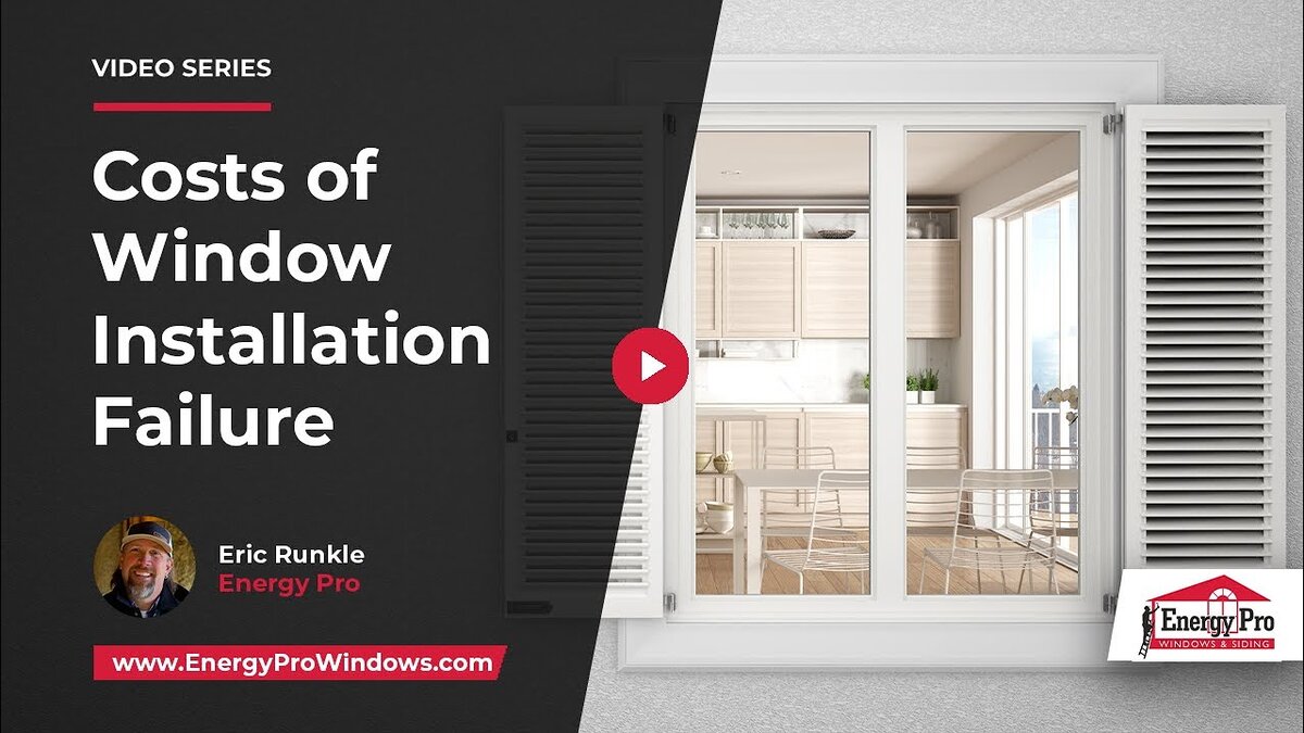 window installation failure