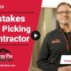 picking a contractor