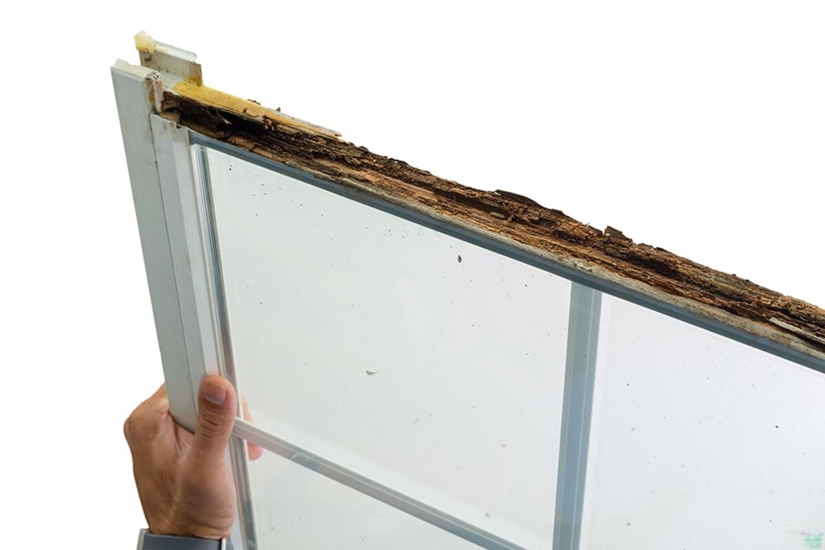 repair a rotted window frame