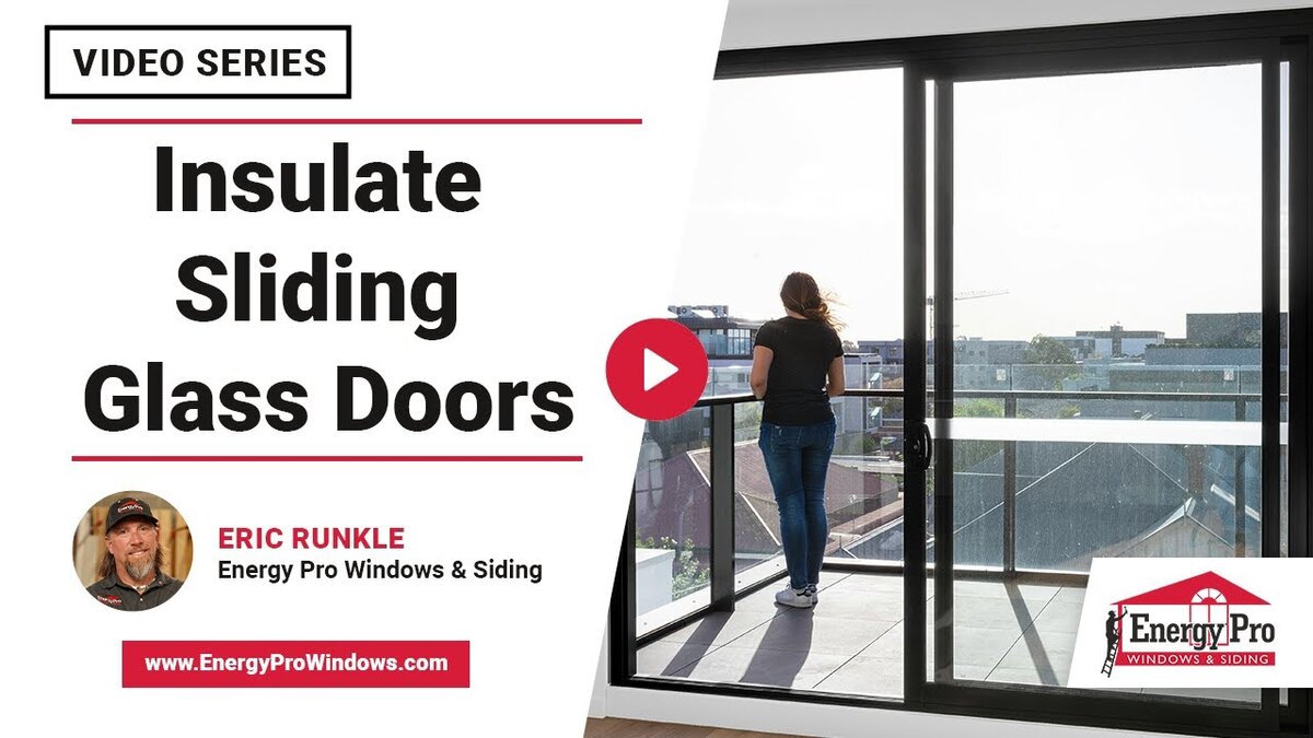 insulate sliding glass doors