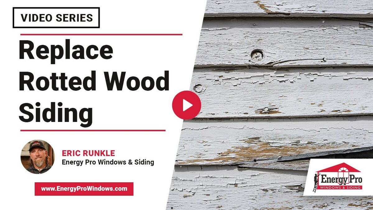 replace rotted wood siding