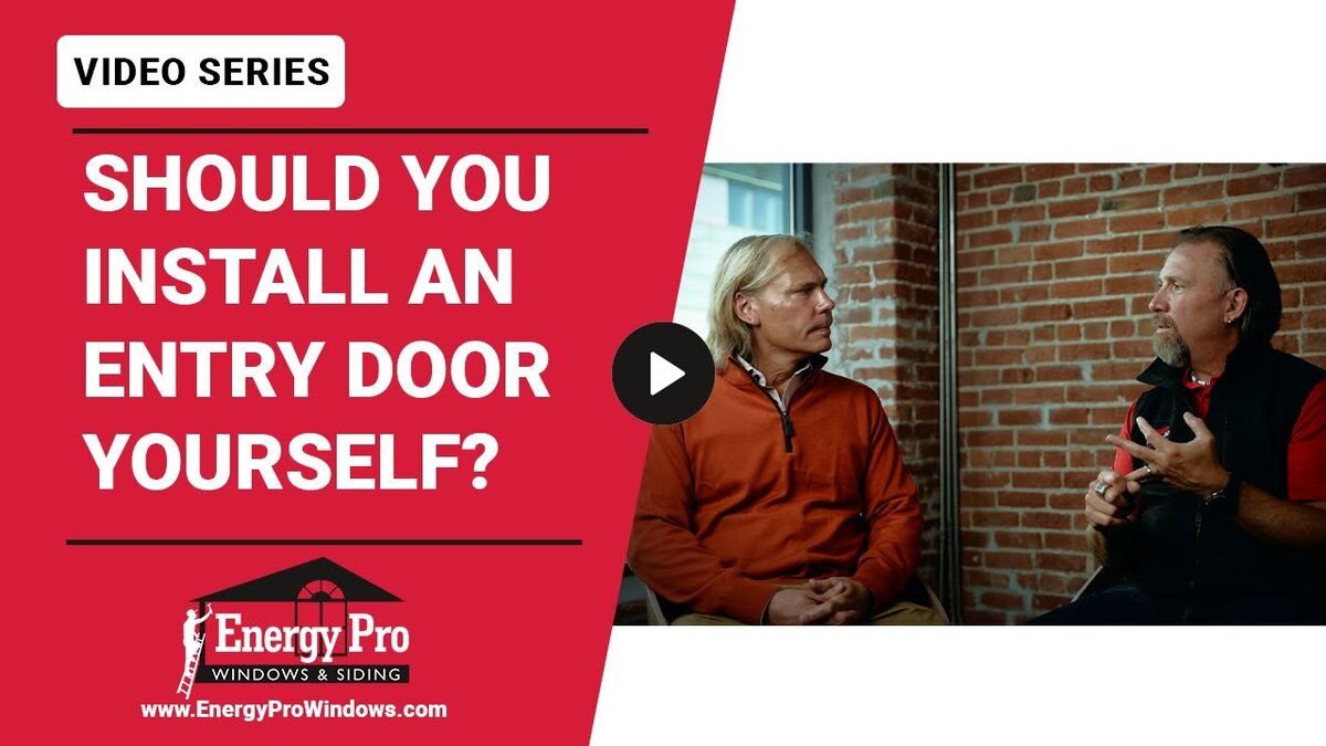 install an entry door