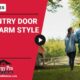 entry door for a farm style home