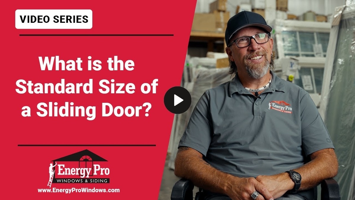 standard size sliding door