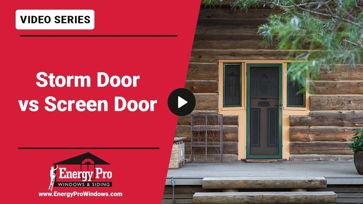 storm door vs screen door
