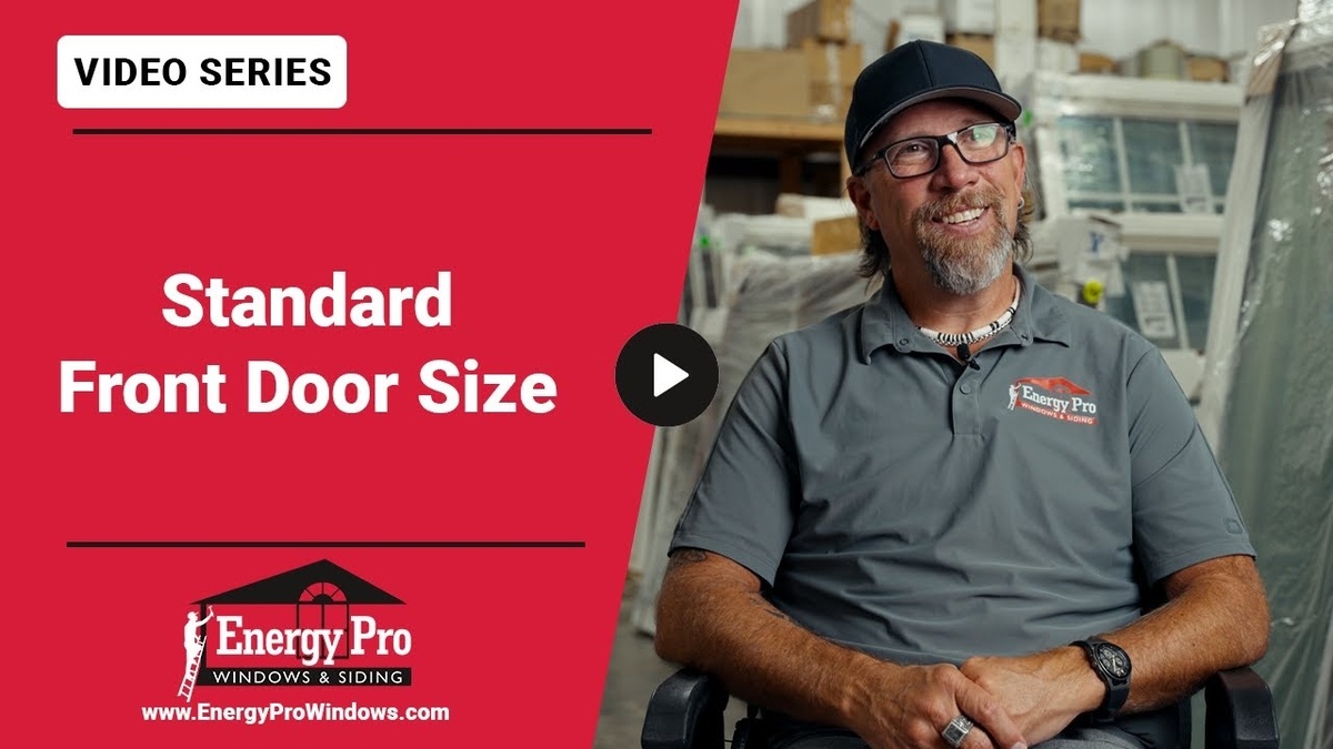 standard front door size